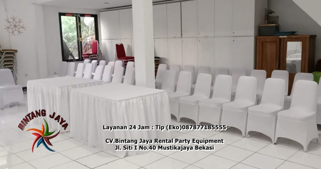 Penyewaan Kursi Futura Berkualitas Cover Putih Tangerang