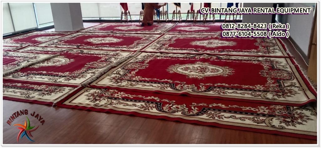 Sewa Bantal Alas Duduk Lengkap Karpet Permadani Jakarta