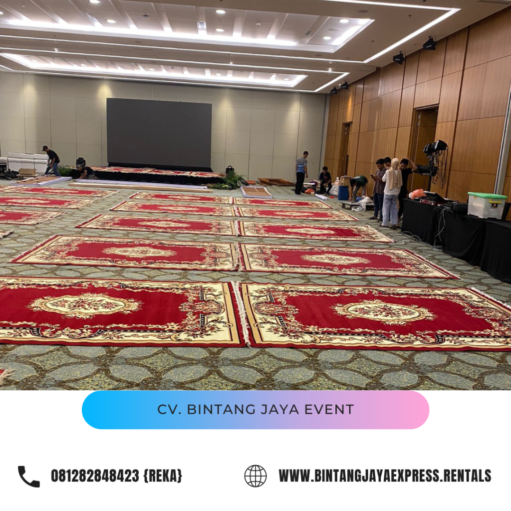 Jasa Sewa Karpet Ramadhan Tebal Dan Nyaman Lokasi Cikarang
