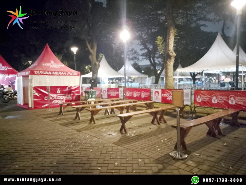 Sewa Meja Taman Model Meja dan Bangku Terpisah Area Jakarta untuk Event Outdoor Nyaman dan Estetik