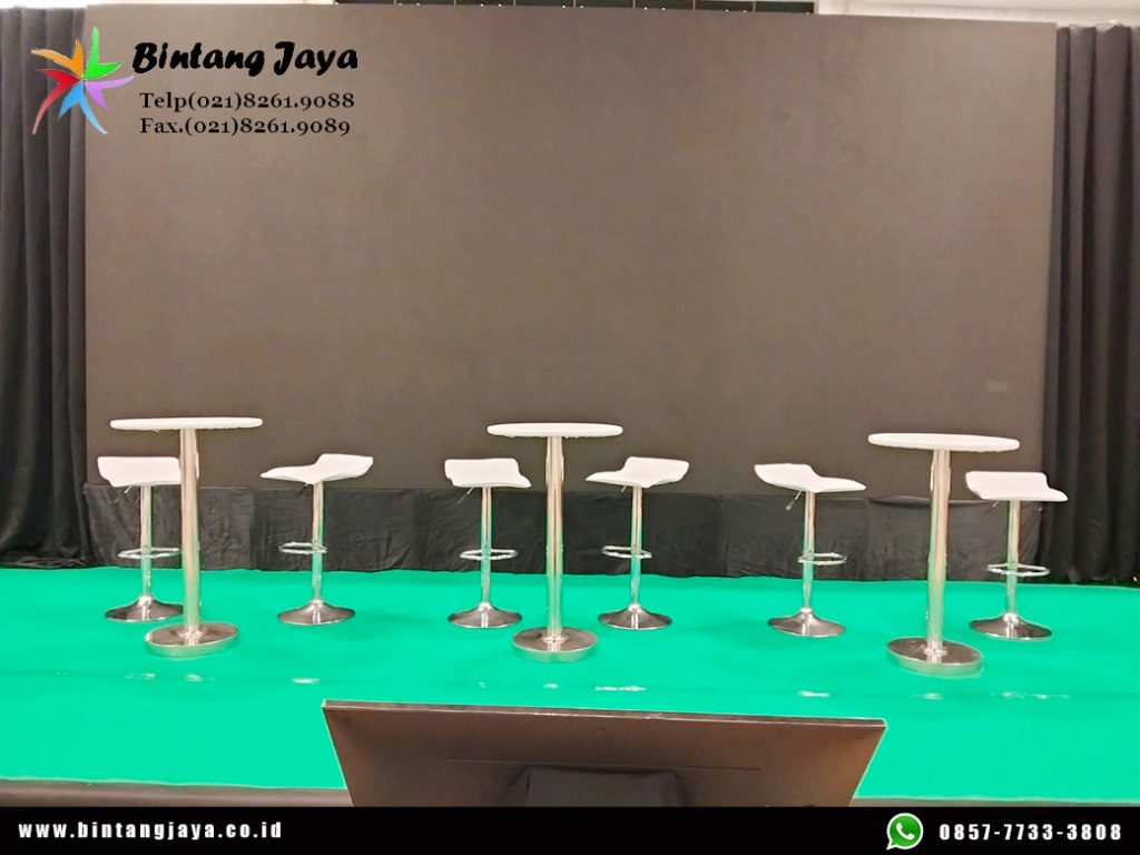 Sewa Barstool Putih, Kursi Kotak, Panggung & Kursi Event Jakarta