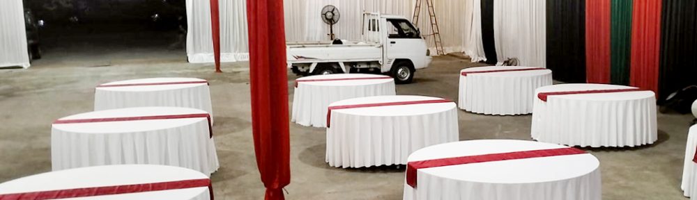 Rental Meja Bulat Elegan untuk Event Catering dan Gathering