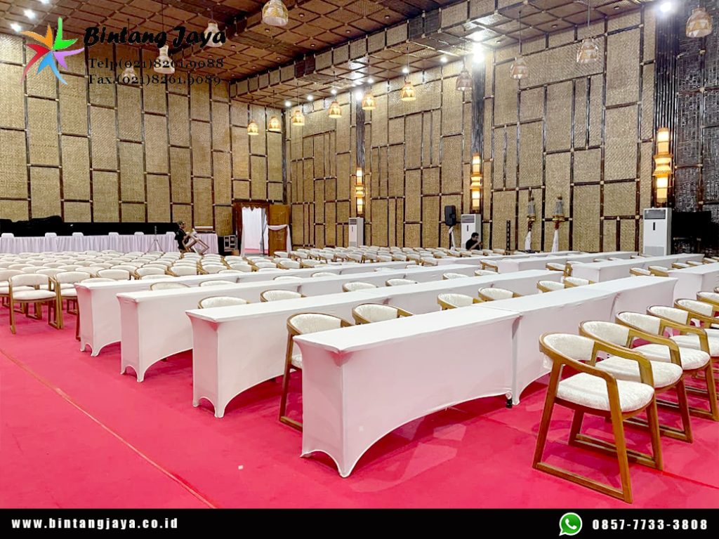 Cara Murah Bikin Event Terlihat Premium: Ganti ke Sewa Meja Cover Skirting dan Ketat