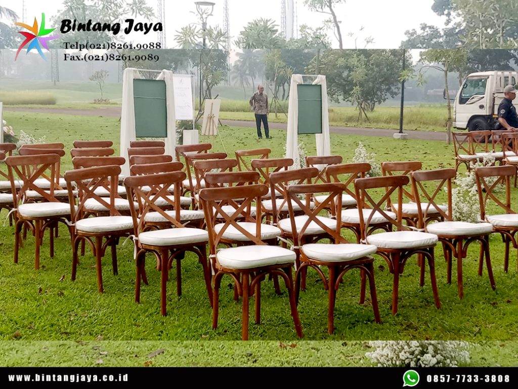 Rental Kursi Silang Cross Brace Area Depok