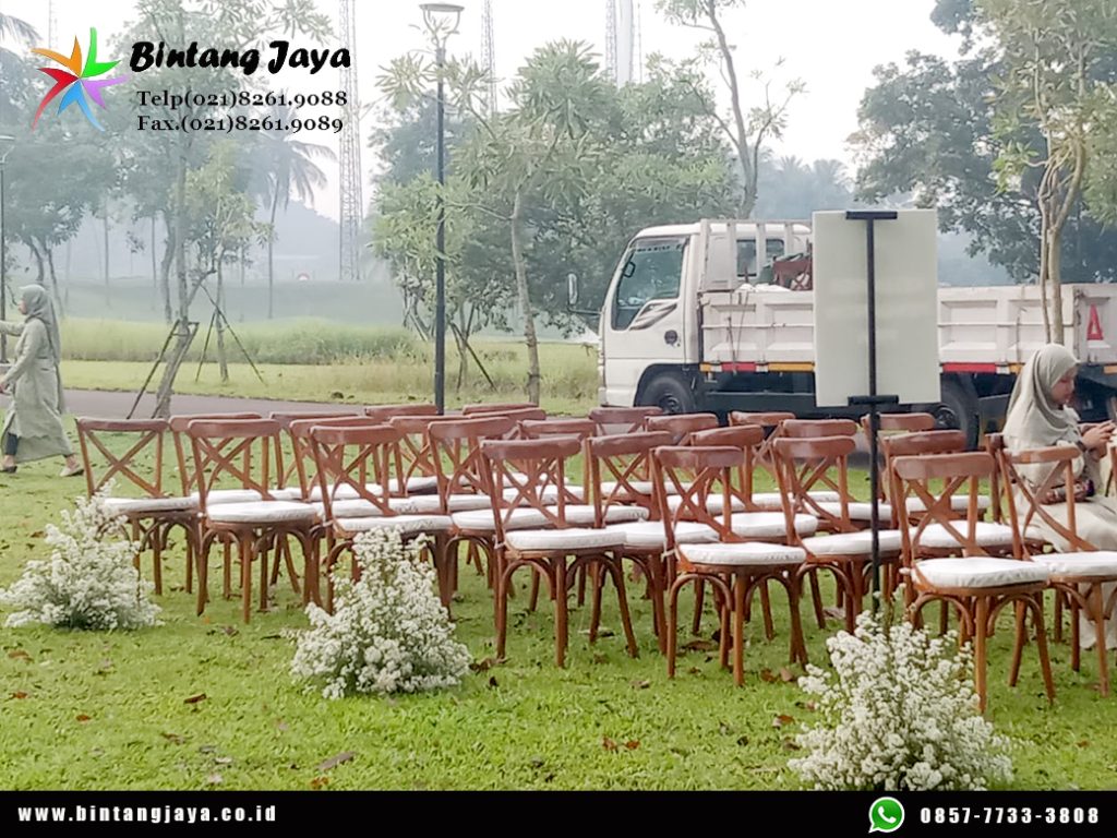 Rental Kursi Silang Cross Brace Area Depok