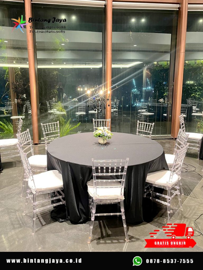 Sewa Kursi Tiffany Akrilik Transparan untuk Event yang Butuh Tampilan Premium