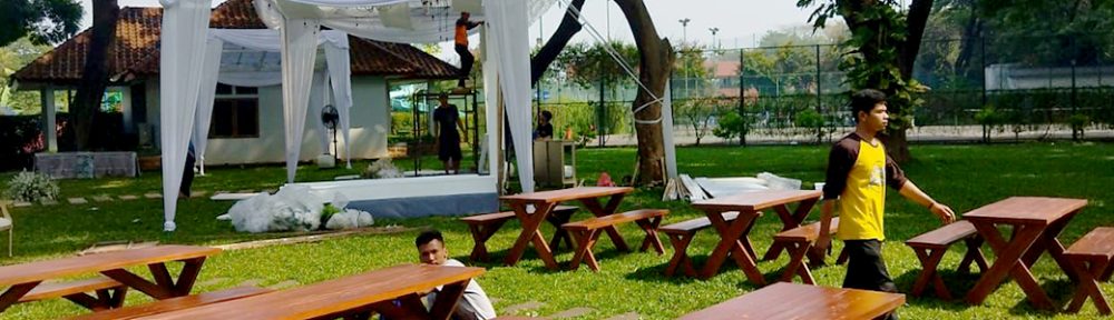 Sewa Bangku dan Meja Taman Kebayoran Baru