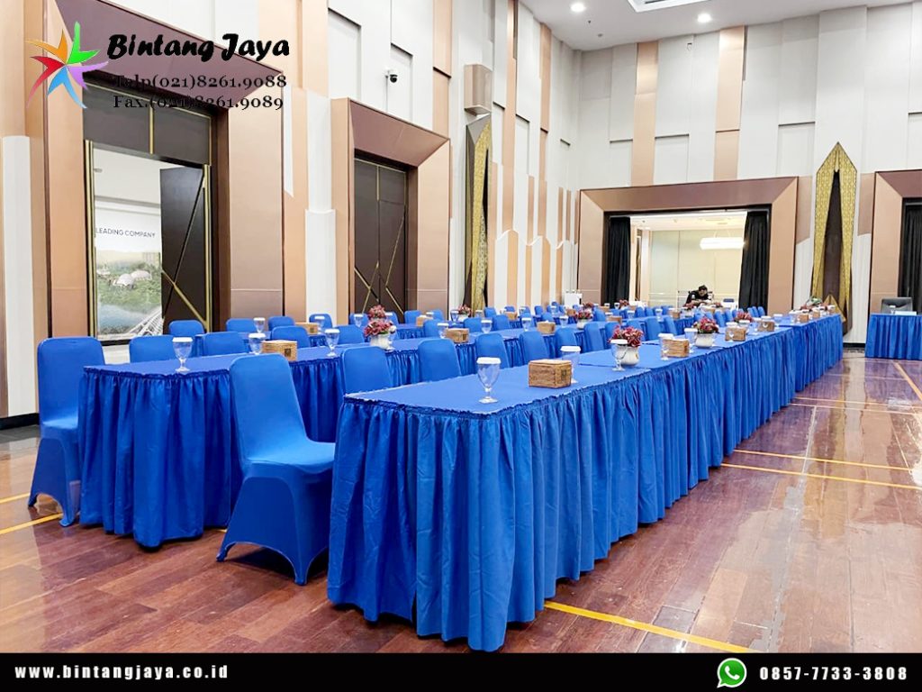 Sewa Kursi, Meja Cover Biru Jakarta