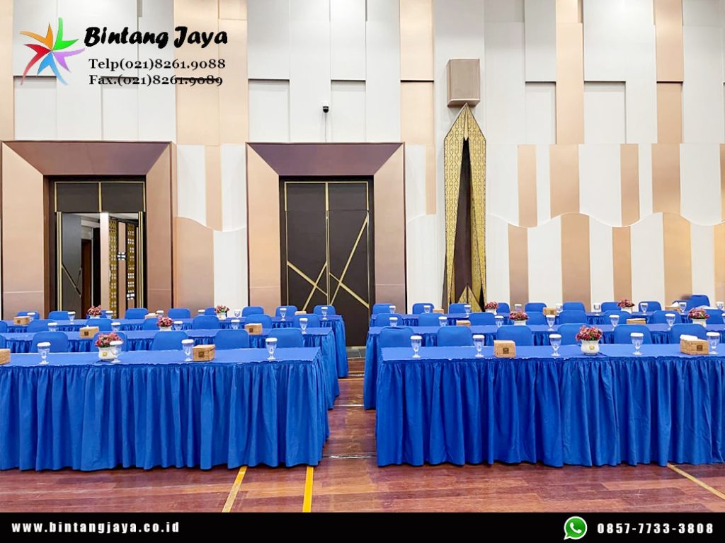 Sewa Kursi, Meja Cover Biru Jakarta