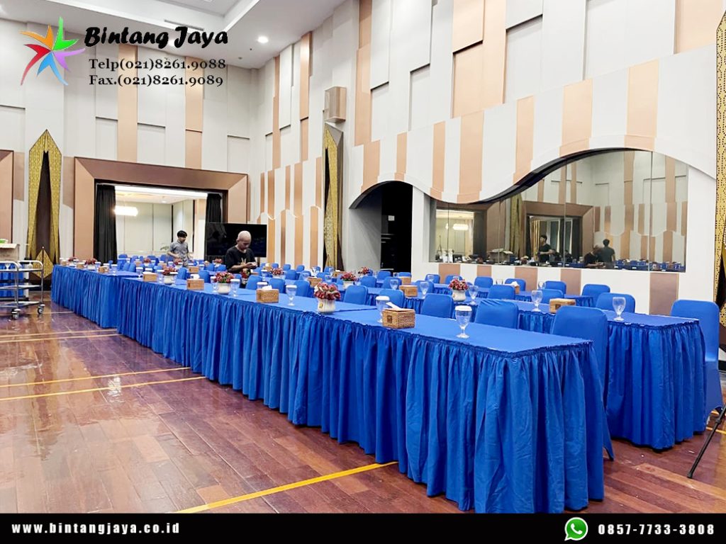 Sewa Kursi, Meja Cover Biru Jakarta