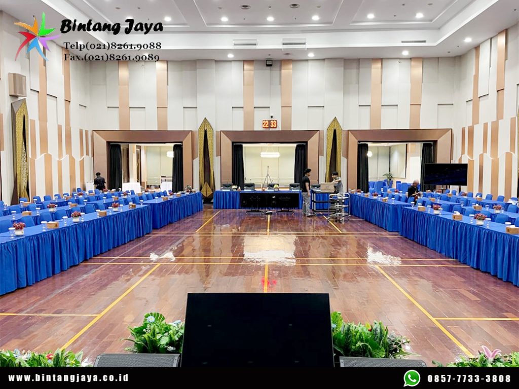 Sewa Kursi, Meja Cover Biru Jakarta