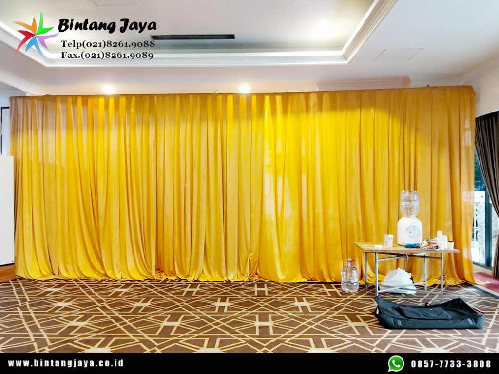 Sewa Tirai Filamin Gold Jakarta