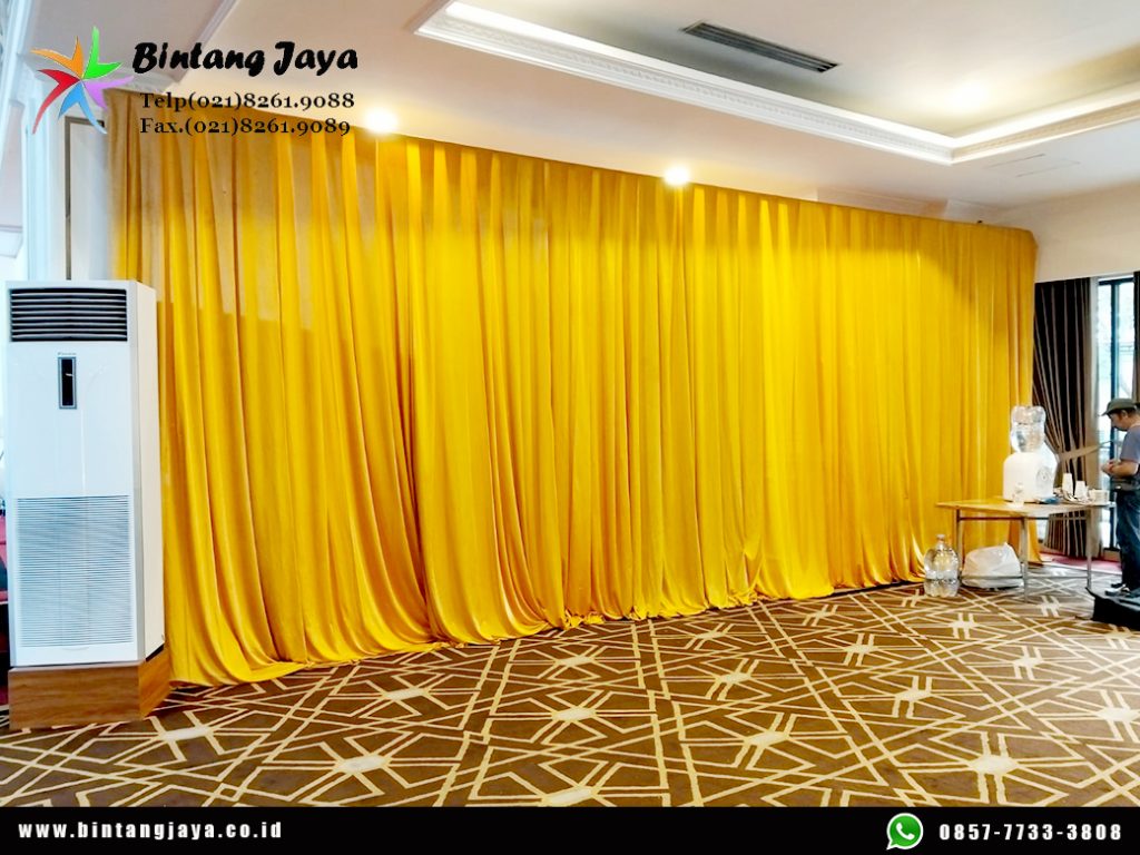Sewa Tirai Filamin Gold Jakarta