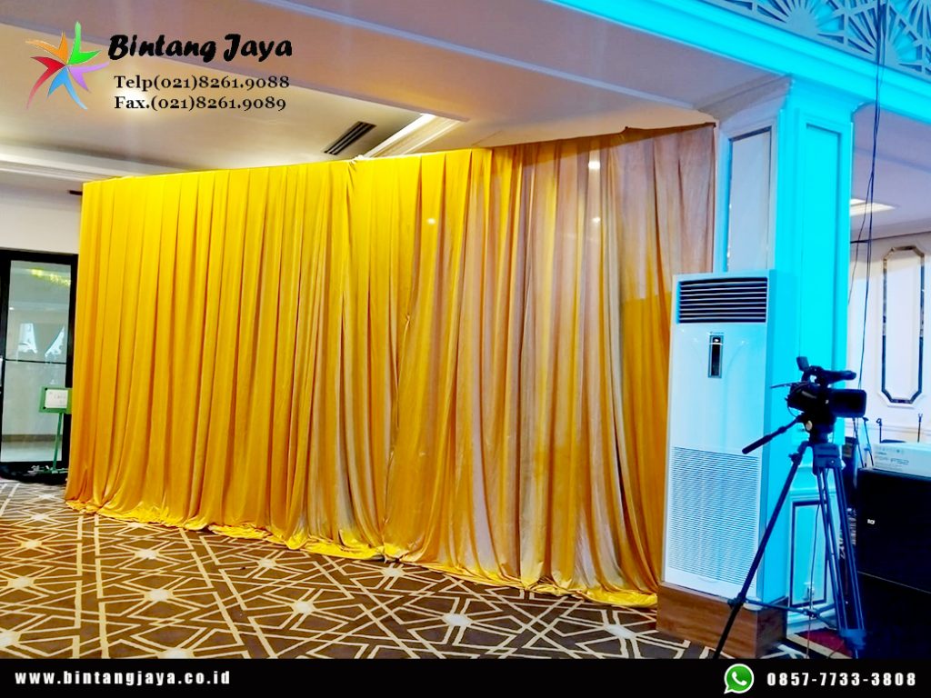 Sewa Tirai Filamin Gold Jakarta