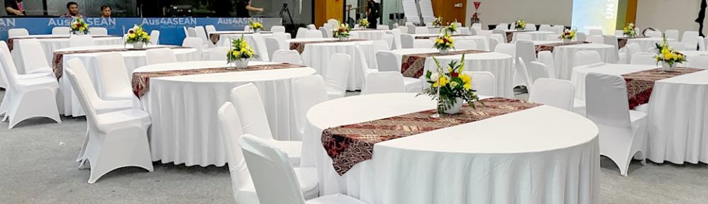 Sewa Kursi, Meja Event Plus Cover Event Gedung ASEAN Jakarta