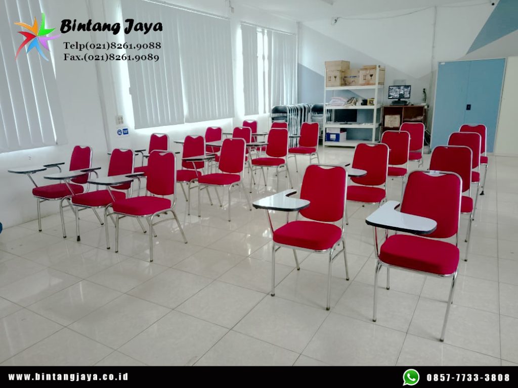 Sewa Kursi Kuliah Merah untuk Seminar, Sertifikasi, dan Kegiatan Pelatihan