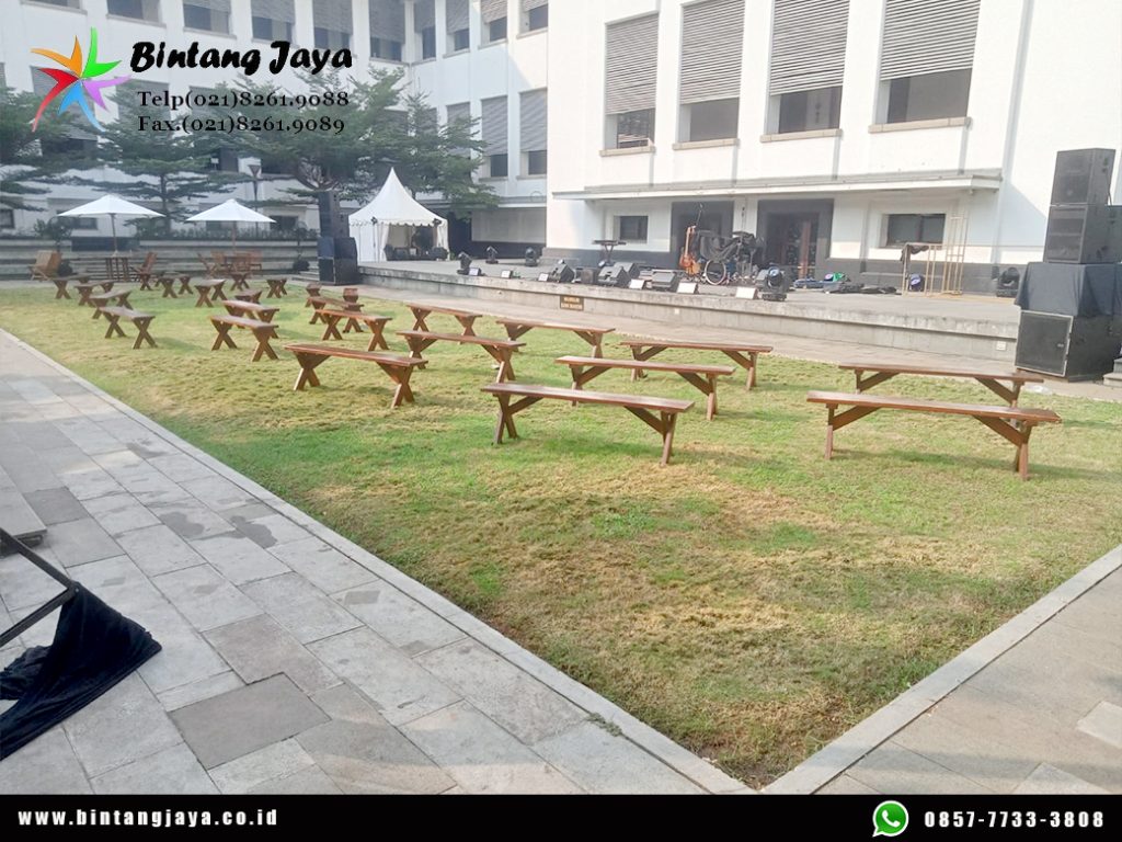 Sewa Bangku Taman dan Meja Taman Extra Bogor untuk Area Outdoor yang Nyaman dan Estetik