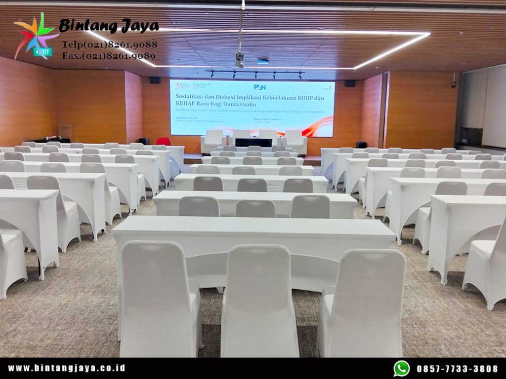 Sewa Meja IBM dan Kursi Event Stainless Jakarta untuk Acara yang Rapi dan Profesional