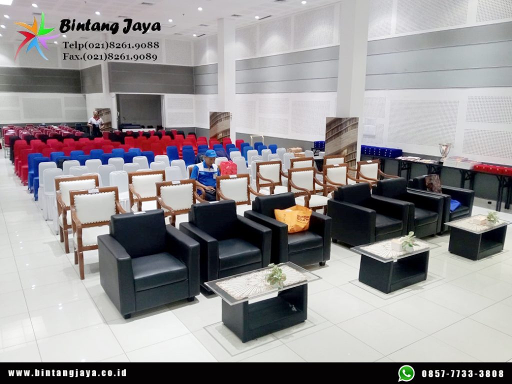 Sewa Sofa VIP Single Hitam Jakarta untuk Kursi Tamu VIP, Lounge, Seminar, dan Corporate Event
