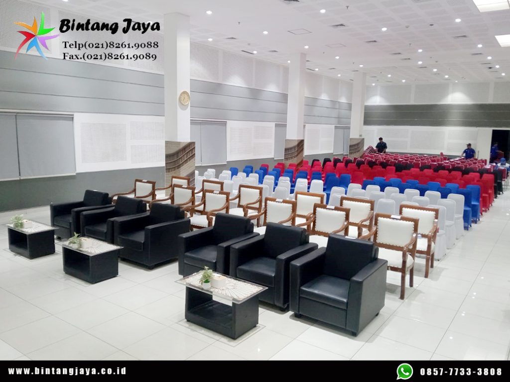 Sewa Sofa VIP Single Hitam Jakarta untuk Kursi Tamu VIP, Lounge, Seminar, dan Corporate Event