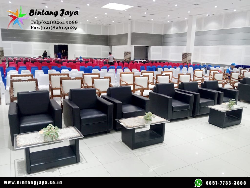 Sewa Sofa VIP Single Hitam Jakarta untuk Kursi Tamu VIP, Lounge, Seminar, dan Corporate Event