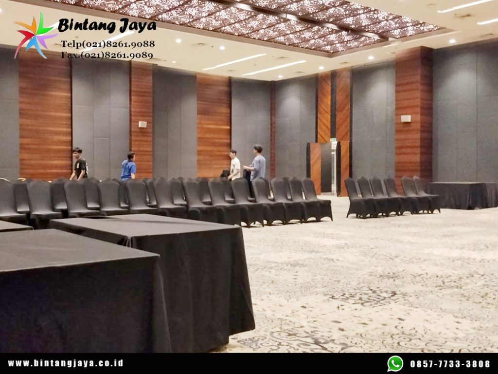 Sewa Cover Hitam Ketat Kursi Raja Jakarta untuk Tampilan VIP yang Elegan dan Profesional