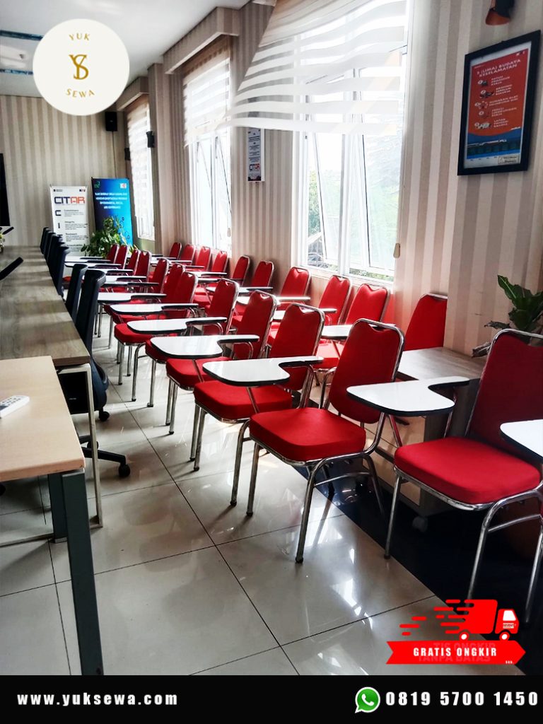 Sewa Kursi Kuliah Merah Jakarta untuk Seminar, Training, Workshop, Ujian & Bimtek