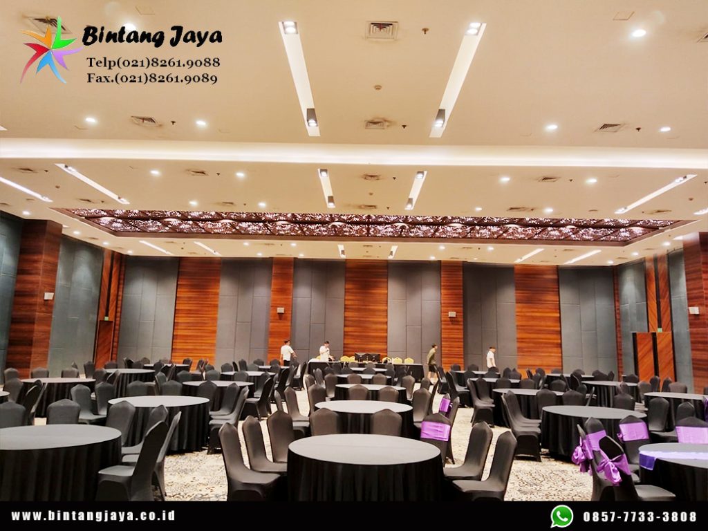 Sewa Meja Bulat Jakarta untuk Banquet, Hospitality & VIP Dining