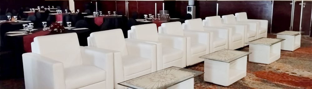 Sewa Sofa Kotak Putih, Meja Putih VIP Kaca Jakarta untuk Event Elegan