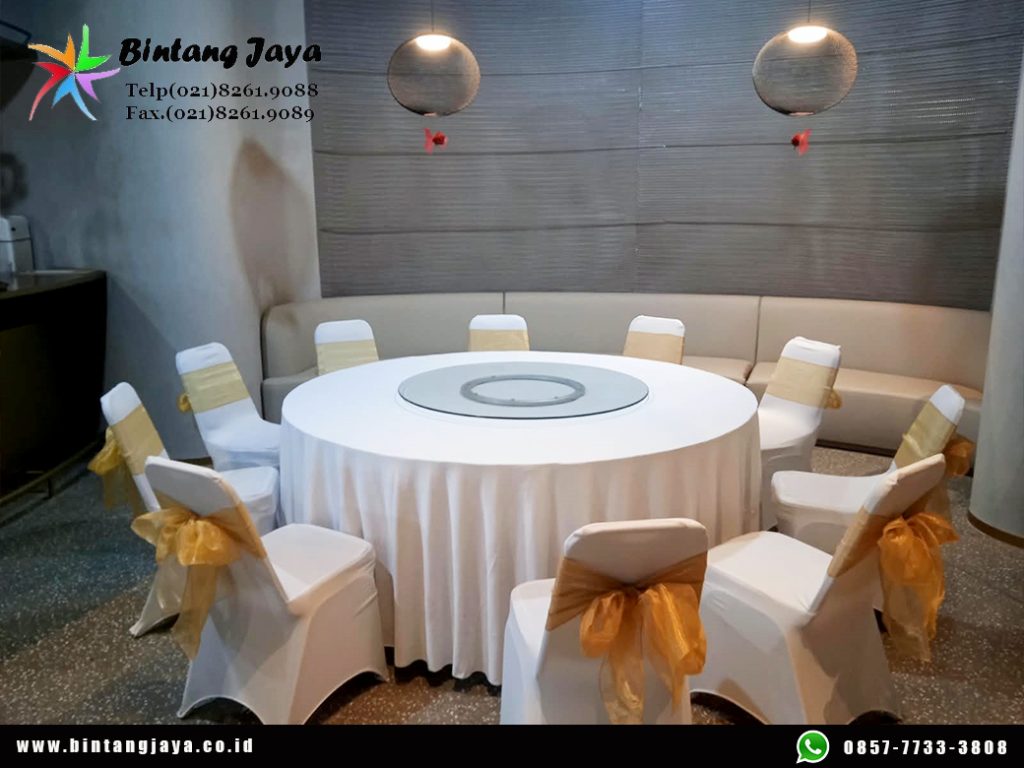 Sewa Round Table Set Lazy Suzzan, Kursi Jakarta