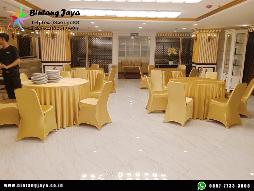 Sewa Meja Kursi Full Cover Jakarta 087885377555