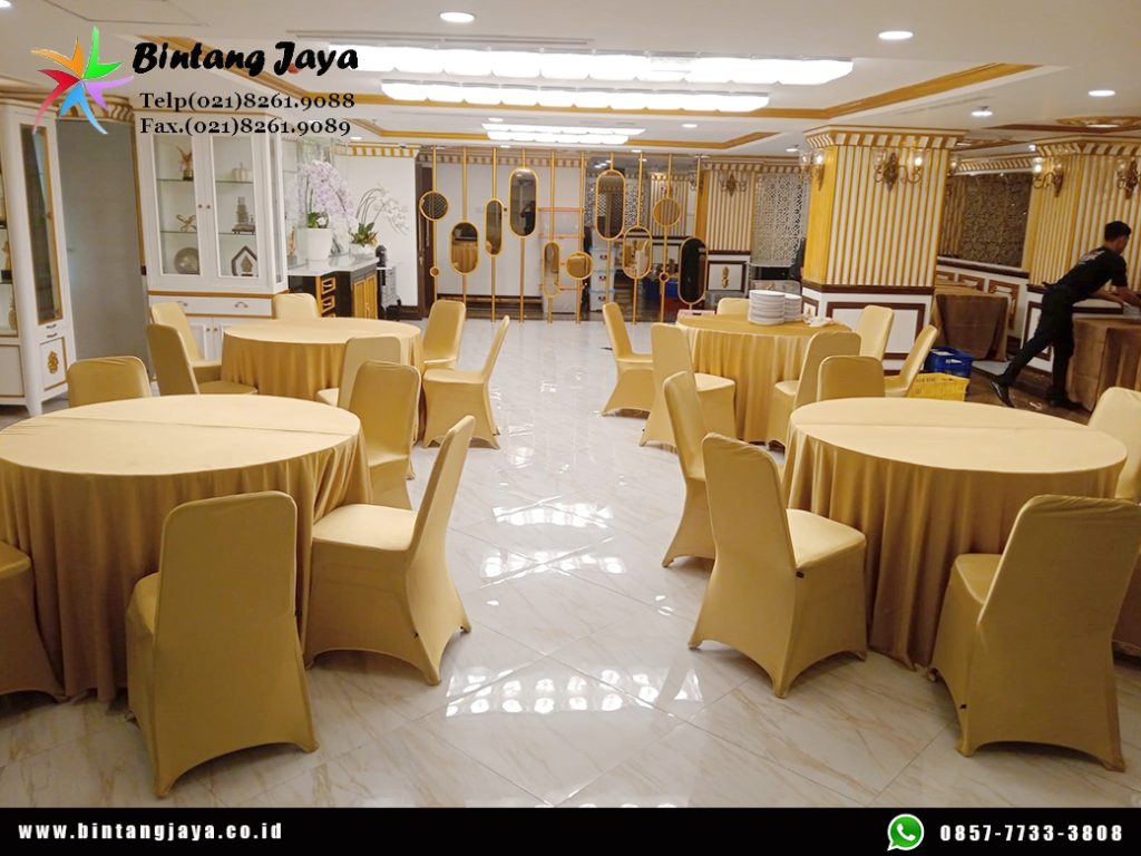 Sewa Meja Kursi Full Cover Jakarta 087885377555