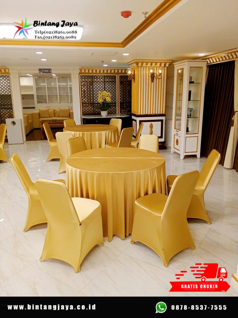 Sewa Meja Kursi Full Cover Jakarta 087885377555