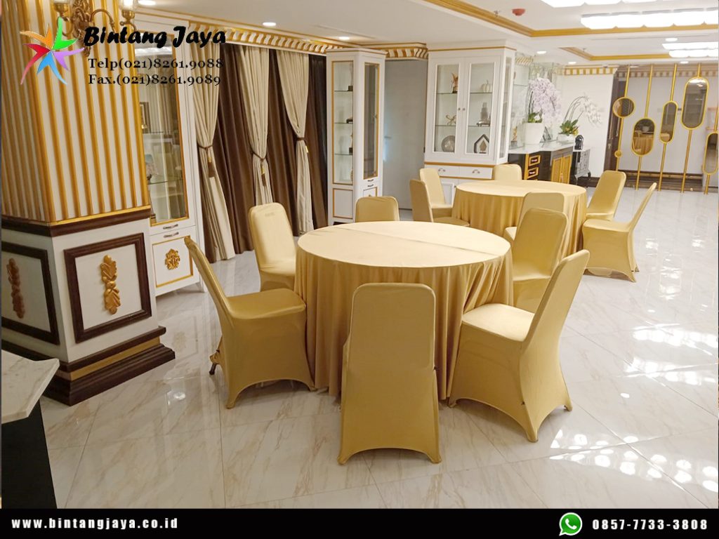 Sewa Meja Kursi Full Cover Jakarta 087885377555