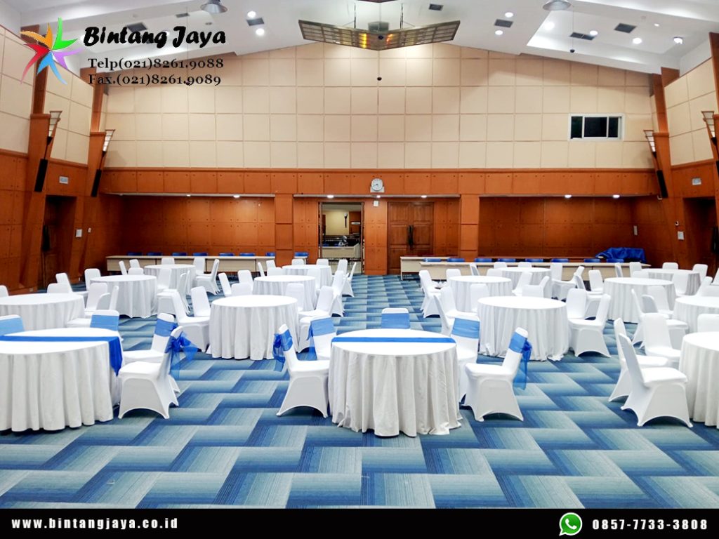 Sewa Meja Bulat dan Kursi Futura Cover Jakarta 085777333808