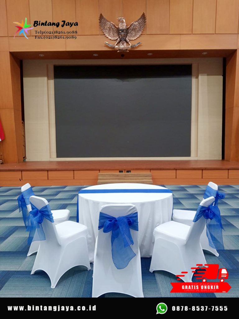 Sewa Meja Bulat dan Kursi Futura Cover Jakarta 085777333808