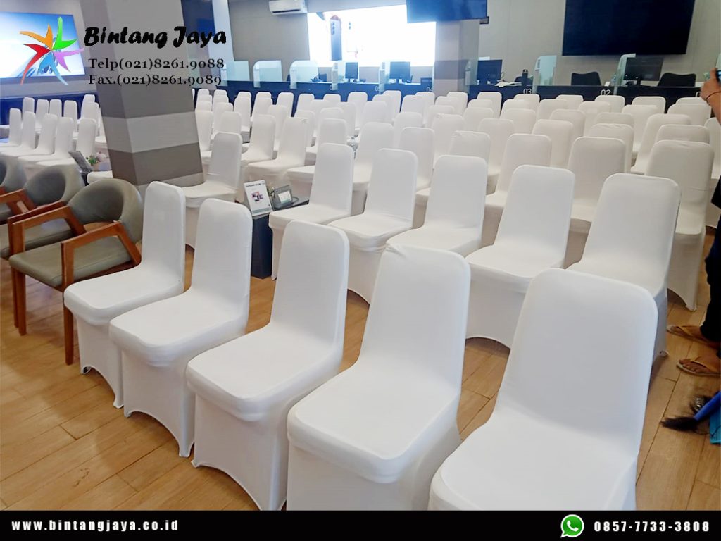 Putihnya Clean, Duduknya Nyaman, Tampilan Venue Makin Rapi Sewa Kursi Futura Cover Ketat Jakarta 087885377555