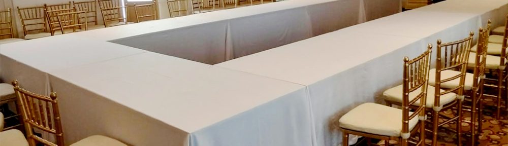 Sewa Meja Kotak Cover Tebar, Tiffany Gold Jakarta 085777333808 untuk Event Elegan