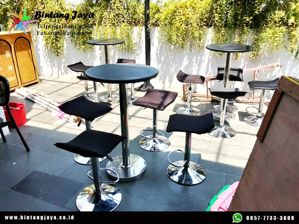 Sewa Barstool Hitam Kursi Kotak Jakarta 085777333808 untuk Event, Cafe & Booth
