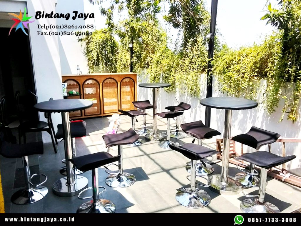 Sewa Barstool Hitam Kursi Kotak Jakarta 085777333808 untuk Event, Cafe & Booth