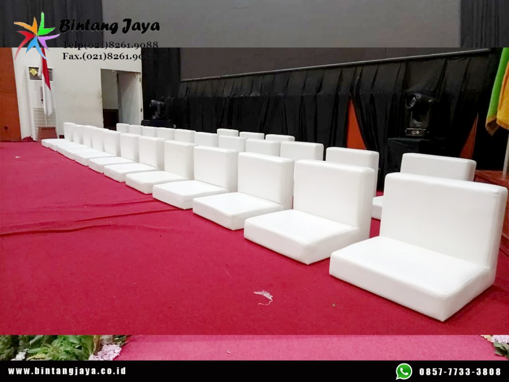 Rental Sofa Lesehan Putih Jakarta Tata Venue Lebih Menarik dan Berkelas