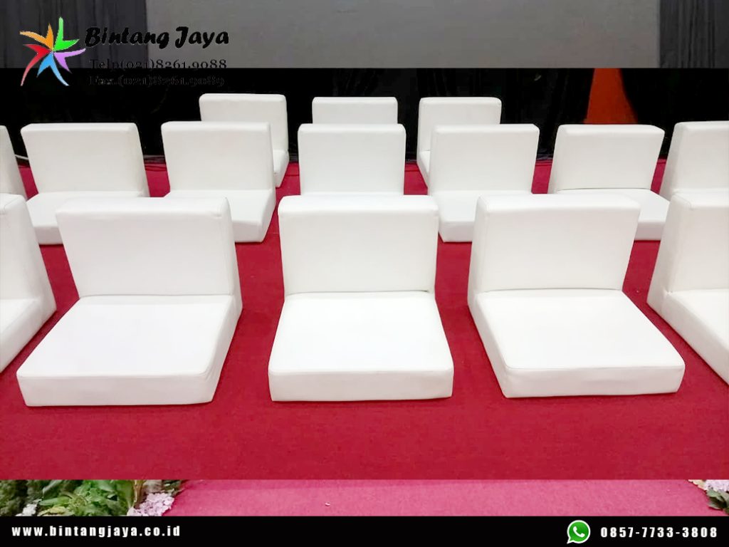 Rental Sofa Lesehan Putih Jakarta Tata Venue Lebih Menarik dan Berkelas