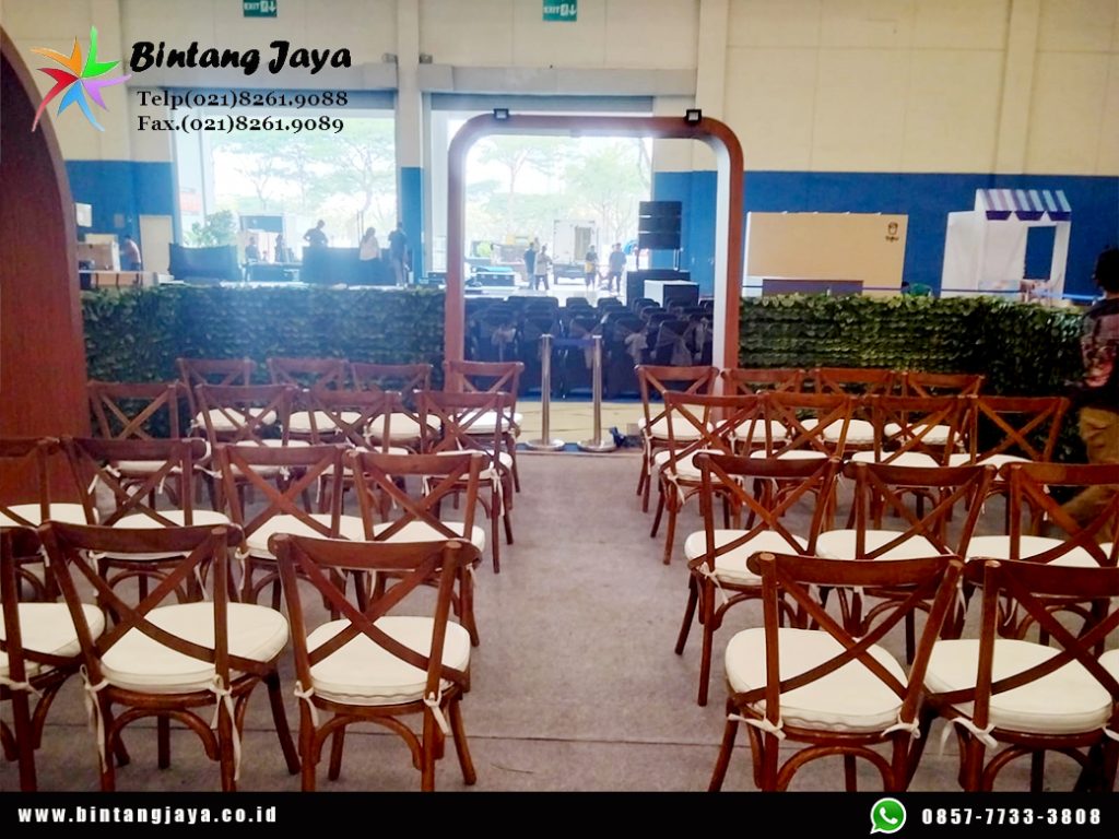 Sewa kursi crossback Jakarta Konsep Rustic, Natural hingga Modern 087885377555