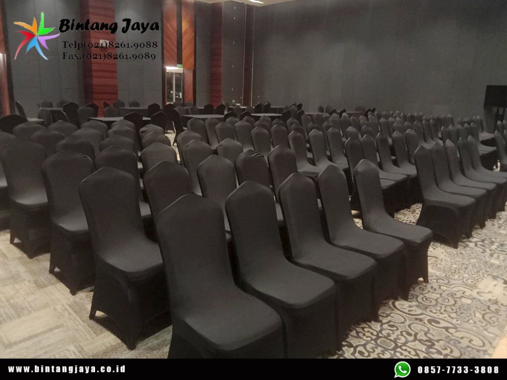 Rental Cover atau Sarung Kursi Raja Hitam Jakarta