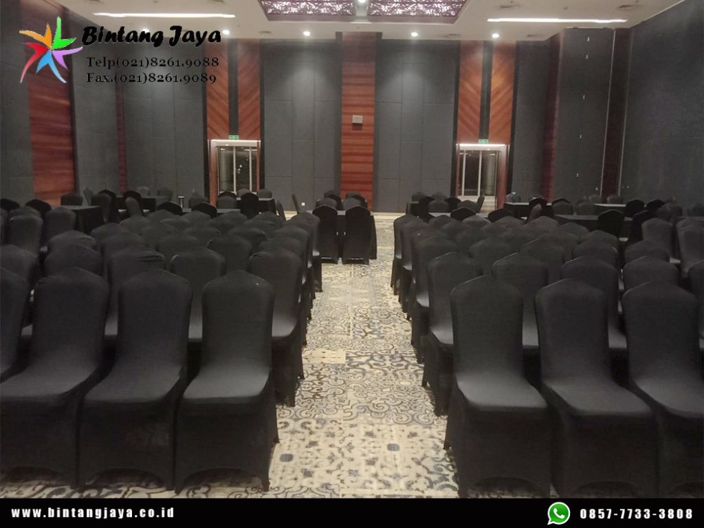 Rental Cover atau Sarung Kursi Raja Hitam Jakarta